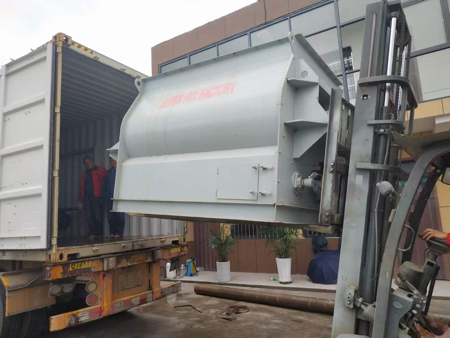 10T / H Dry Mortar Plant Wall Putty Ceramic Tile Adhesive Mixing Machine