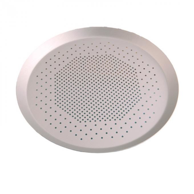 Perforated Aluminium Baking Tray Round Hard Anodised 16 Inch Perforated Pizza Tray