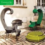 Hotel Restaurant Home Furniture Luxury High Back Outdoor Garden Sofa with