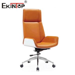 Quality Modern Caramel Leather Chair Executive Modern Office Furniture wholesale