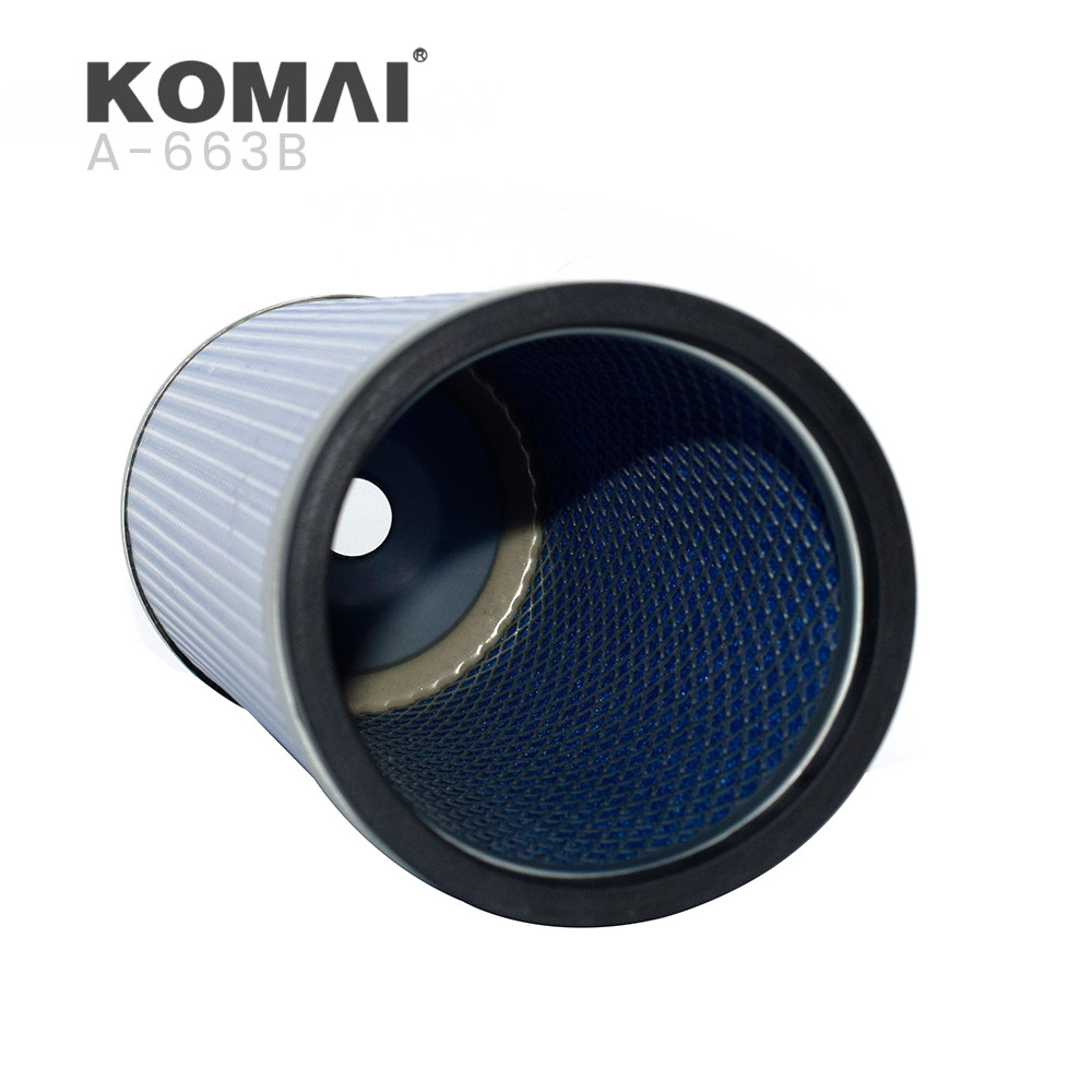 KOMAI Blue Color Customized Air Filter Element Replacement For Construction