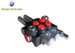Hydraulic Control Valves 40Liters Directional Manual Valves Trackloader