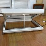 Double Tempered Glass Aluminum Skylight Frame Aluminum Powder Coating Skylight