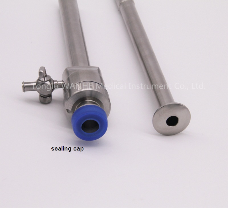 Laparoscopic Instrument Reusable Magnetic Flap Valve Trocar