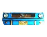 Industrial Upcycle Resin Vintage Blue Car Model Front Wall Light Polystyrene