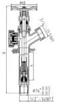 Multiturn Anti Freeze Proof Sillcock Solder Ends Valve Brass