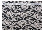 Elastic Cotton Nylon Lace Fabric For Underdress 30% Nylon + 70% Cotton CY-LW0023