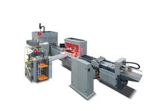 China Automatic Jewelry Rigid Box Forming Machine 30 Sheets/Min on sale