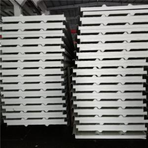 Quality 50mm EPS corrugated double color steel sandwich roof panel for clean room wholesale