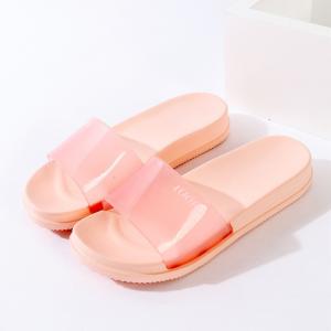 Quality Household Womens Open Toe Bedroom Slippers , Couple Washable Indoor Slippers wholesale