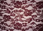 Beauty Chemical Lace Fabric / Cupion Lace Fabric With Polyester / Cotton