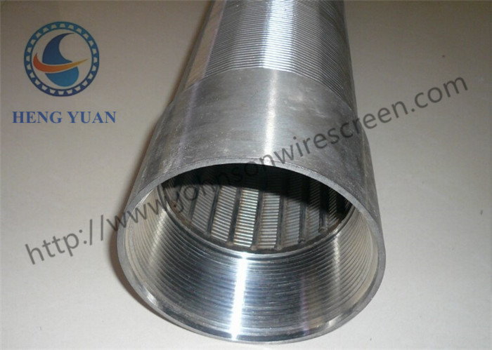 Tpi Couplings Wound 304L Wedge Wire Screen Pipe For Filteration