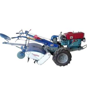 Quality Multipurpose Walking Farm Tractor 2 Wheels Hand Walking Tractor 20hp wholesale