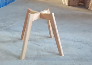 Quality Tulip Beech Wooden Chair Frame Impact Resistance With Clear Texture wholesale