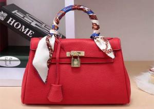 Quality European Style Litchi Pattern Women ' S Satchel Shoulder Bag , Platinum Handbag wholesale