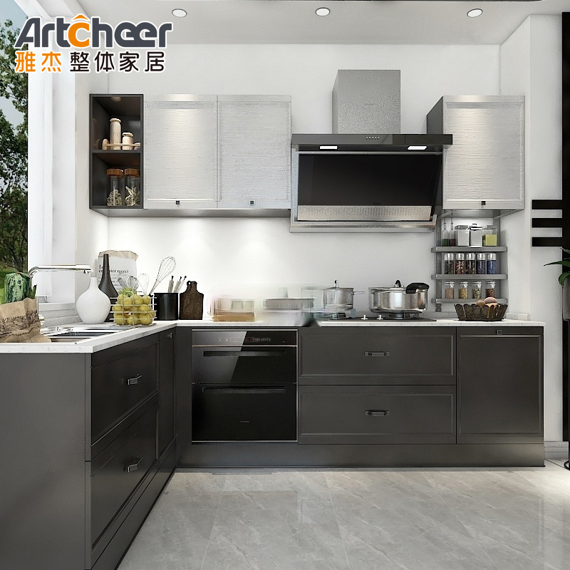 Customized Size Kitchen Cabinet Pantry Organization and Storage for Farmhouse Design