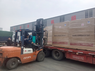 CUMMINS Open Diesel Generator Set Black Green Blue 50kw Diesel Generator