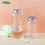 Food Grade Milk Tea Plastic Bottle 500ml Empty Fruit Juice Bottles With Lids
