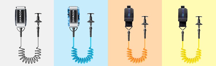 Straight Surfboard Surf Leash for Unisex on Lakes Rivers Durable Material