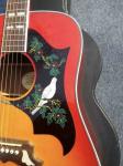 2018 Orange Sunburst Dovo acoustic guitar