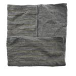 Eight Grid Rigid Wire Microfiber Cleaning Cloth Warp Knitting Grey