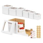 ISO9001 Certified Custom Cake Boxes for Wedding and Birthday 10x10x5 20x20x8