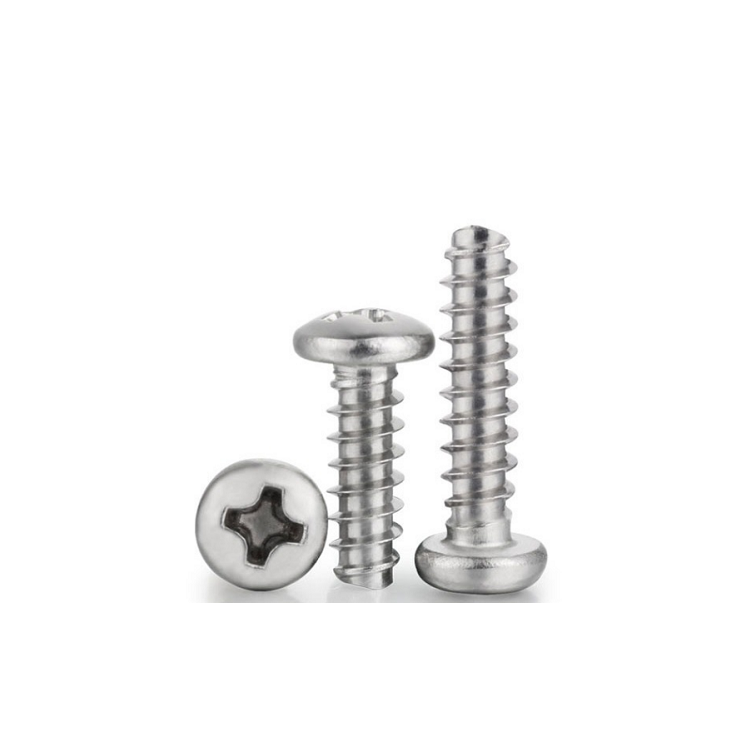 Metric Carbon Steel Black M2 M2.3 M2.6 M3 M3.5 M4 Phillips Pan Framing Head Self Tapping Screw for Plastic
