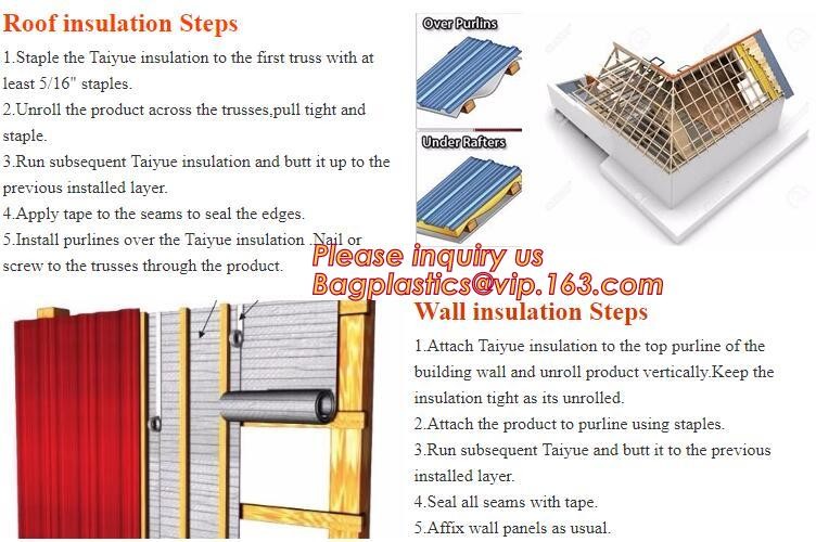 Double side Aluminium foil backed fiberglass fabric attic radiant barrier cloth,aluminium foil woven cloth, bulding mate