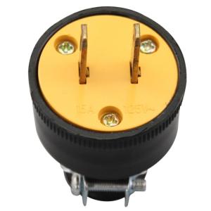 Quality Plastic 125V 15A Flat 2 Pins Male Electrical Plug wholesale