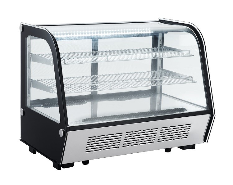 Desktop Stainless Steel Hot Food Display Cabinet For hamburger dessert