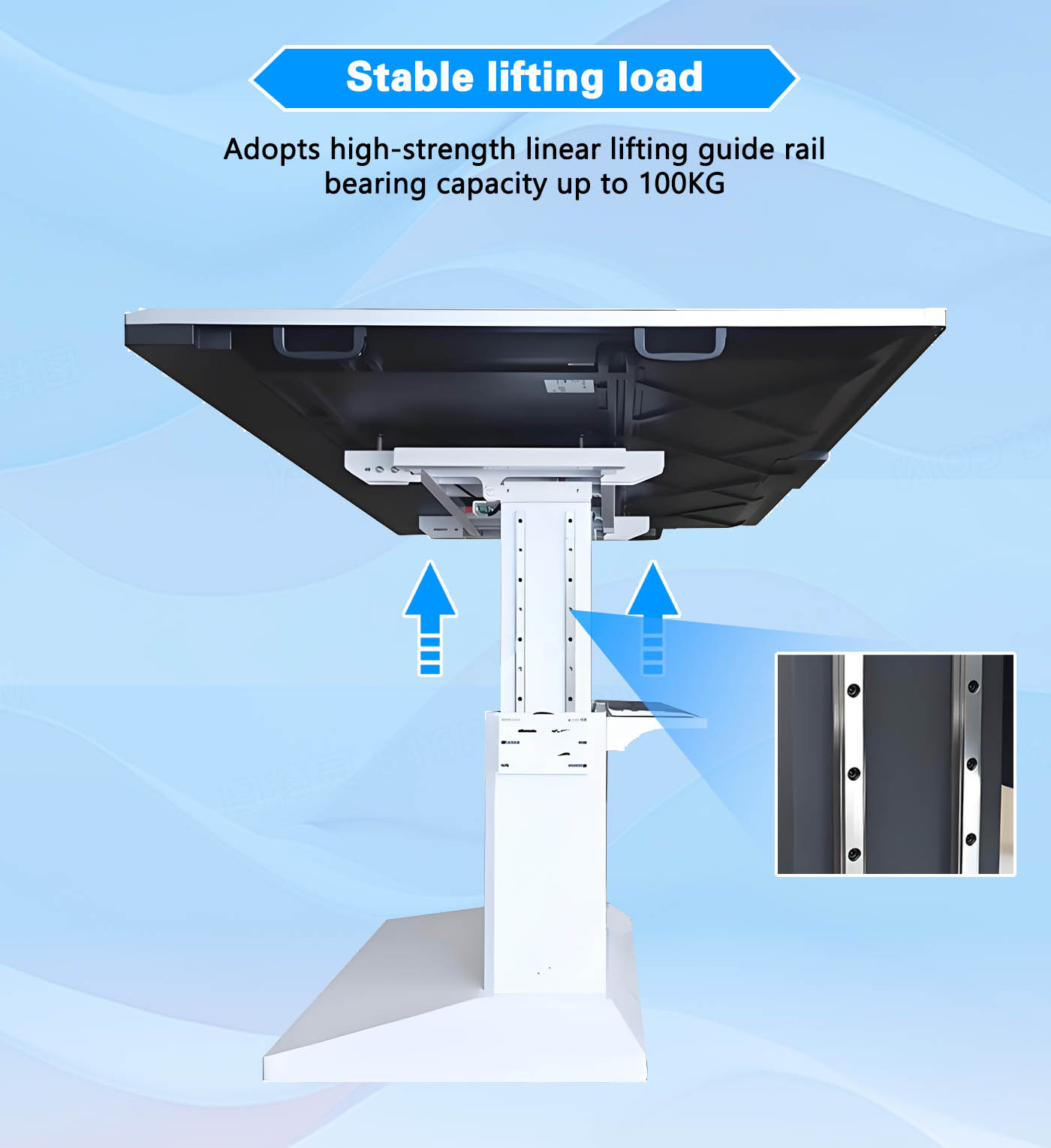 Electronic Lifting Whiteboard 65-101 Inch Touch 4K Reference Teaching Meeting Smart Touch Digital Whiteboard