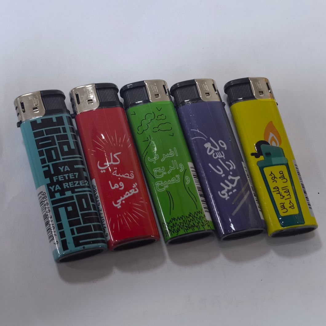 ISO9994 Low Price Market Plastic Lighter Cheap Smoking Electronic Smoking Cigarette Lighter with Custom Logo