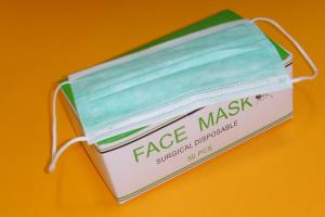 Quality Custom Green Medical Face Masks , Disposable Face Mask Eco Friendly wholesale