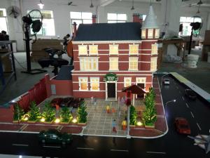 Quality Resort Hotel Miniature Architectural Models , 3d Table Display Maquette Mockup wholesale