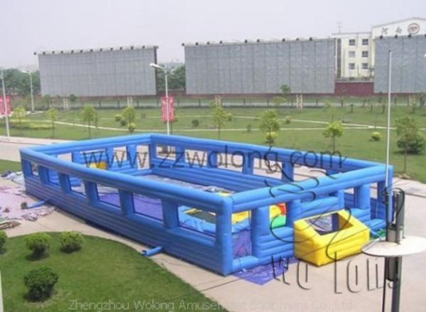 inflatable castle combo, inflatable bungee jump, inflatable football field