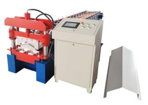 Quality Color Steel Metal Roof Ridge Roll Forming Machine 15 - 20 m/min wholesale