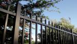 Customized Black Zinc Steel Metal Garrison Fence Panels Maintenance Free
