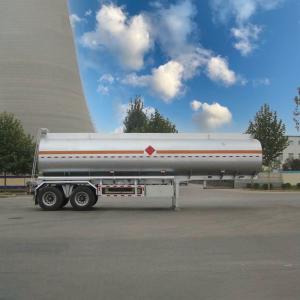 Quality Fuwa Axle 13t Fuel Trailers And Tankers Mechanical Suspension wholesale