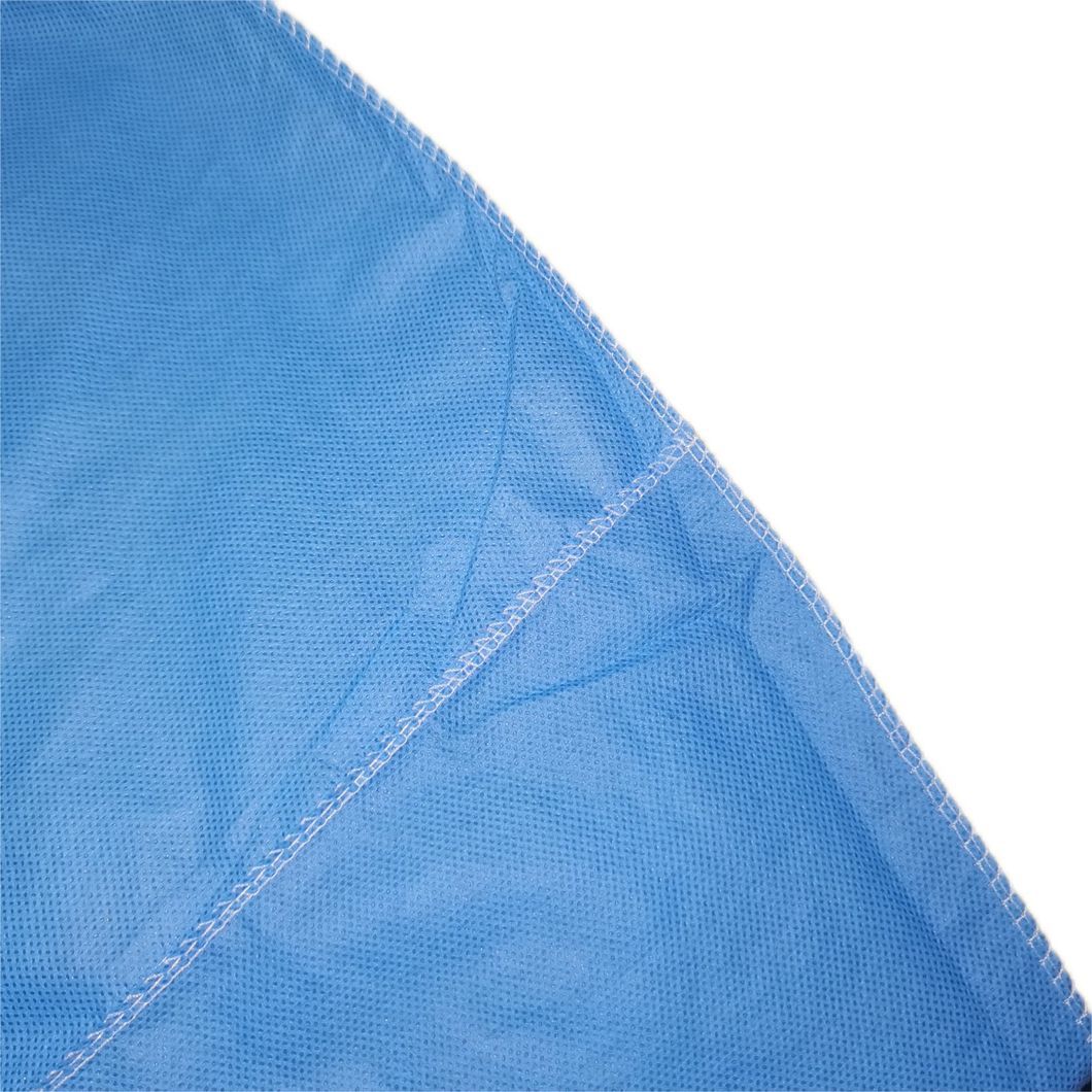 SMS Nonwoven Fabric Visit Gown Waterproof Anti-Static Disposable Isolation Gown