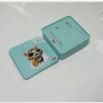Embossed Square Tin Box with Lid Lower Price Tin Cans Wholesale Metal Containers