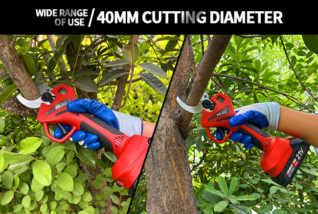 Rechargeable Battery Electric Pruner Shears 21V Cordless Electric Pruning Scissors