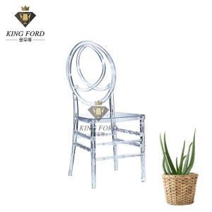 Quality Exquisite Polycarbonate Resin Coloured Perspex Wedding Plastic Chairs OEM wholesale