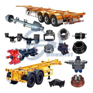 Quality Original BPW Axle Fuwa Axle Spare Parts For Heavy Duty Trailer Semi-trailer Transporter parts accessories wholesale