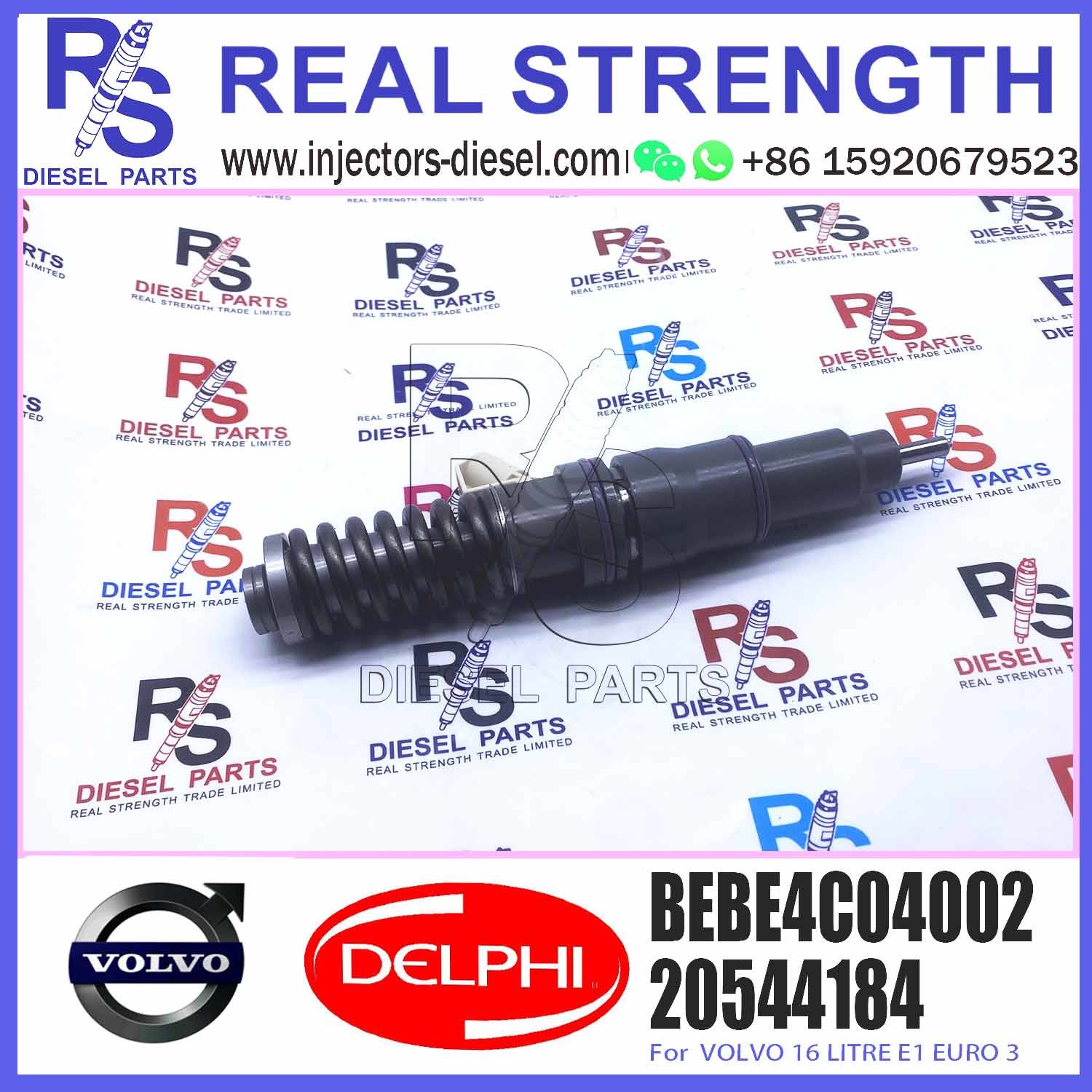 20544184 High performance diesel fuel injector for V-O-L-V ec210b fuel injector BEBE4C04002