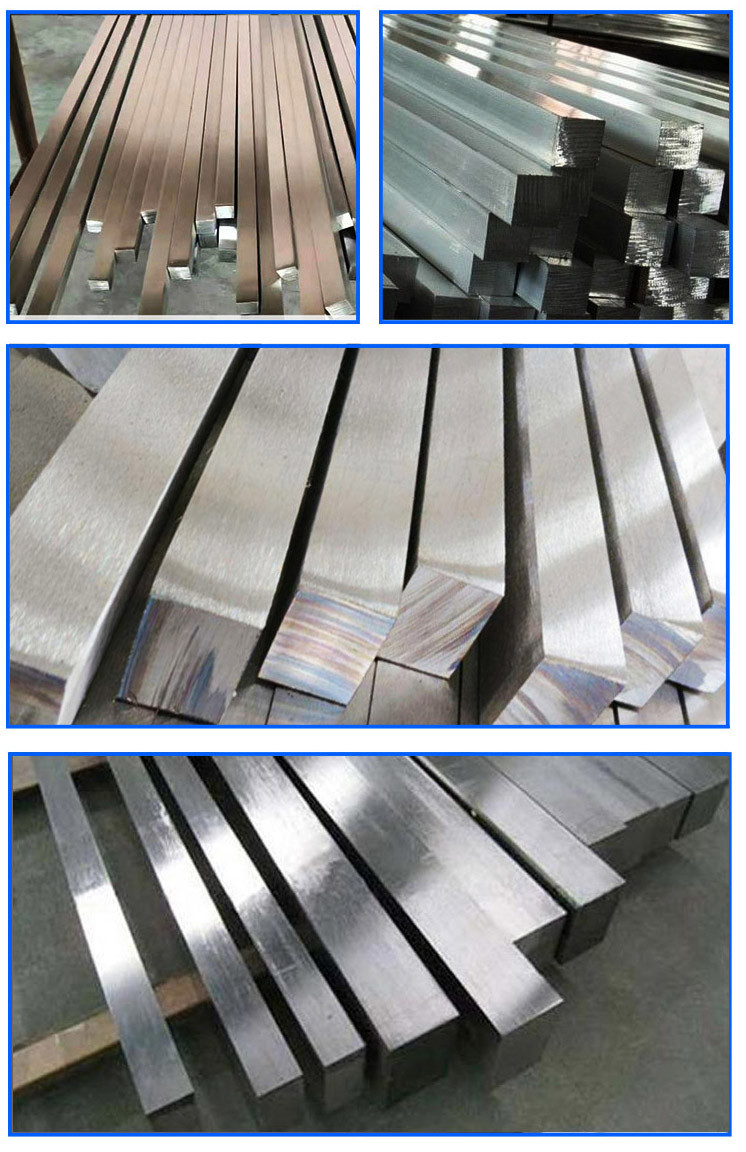 AISI 304 316 Stainless Steel Square Bars SUS304 Square Metal Rod