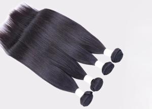 Quality Straight Malaysian Virgin Hair Weave Bundles 100% Cuticle Aligned No Lice Or Knots wholesale