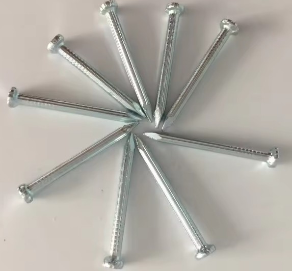 Customized Grooved Shank Concrete Nails Steel Twist Concrete Nails
