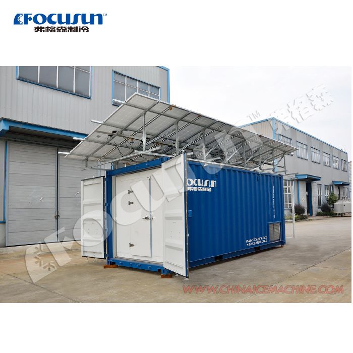 Solar Energy Powered Walk-In Cold Storage Container for Refrigerated Storage Solutions