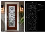 Bear High / Low Temperature Decorative Bathroom Window Glass French Style