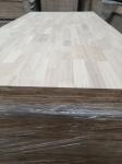 Eco Friendly Glue Used Grade Carbonized Yellow Rubber Finger Joint Hardwood